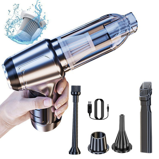 Car Mounted Wireless Vacuum Cleaner for Both Dry And Wet Use, High-Power Portable High Suction Mini Handheld Vacuum Cleaner