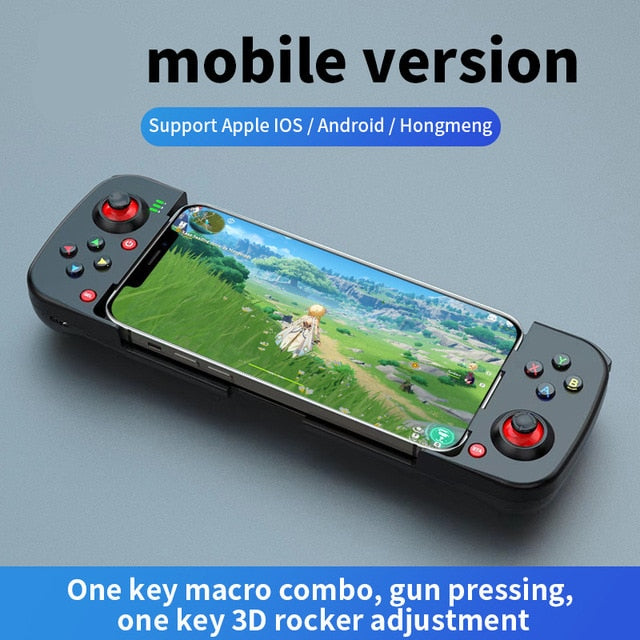 Cell Phone Gamepad Joystick For iPhone Android Control Bluetooth Controller Trigger Pubg Mobile Game Pad Gaming Cellphone Mando