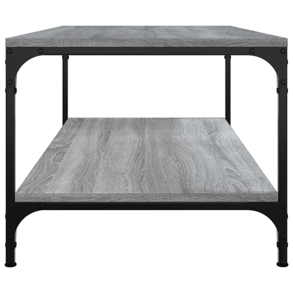 vidaXL Coffee Table Grey Sonoma 80x50x40 cm Engineered Wood