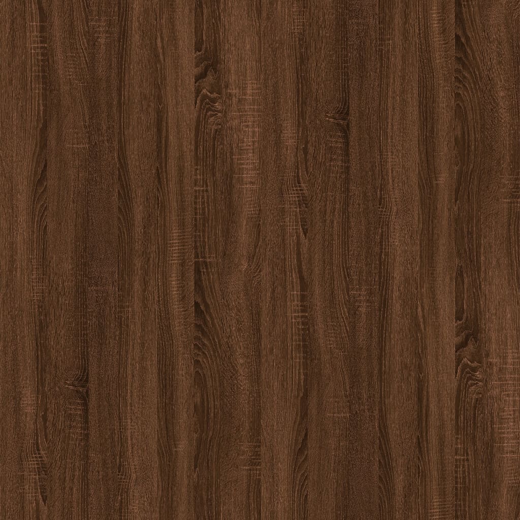 vidaXL Side Table Brown Oak 55x38x45 cm Engineered Wood