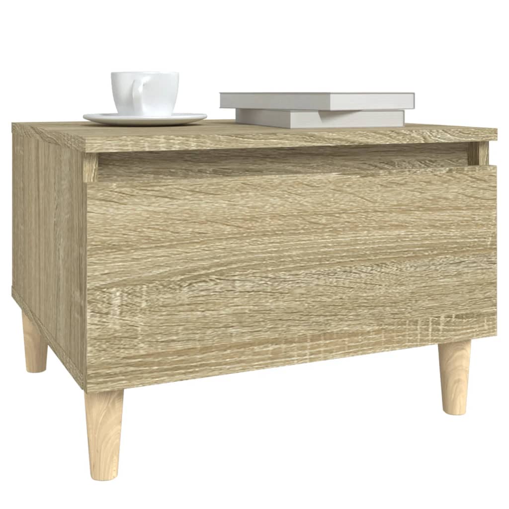 vidaXL Side Tables 2 pcs Sonoma Oak 50x46x35 cm Engineered Wood