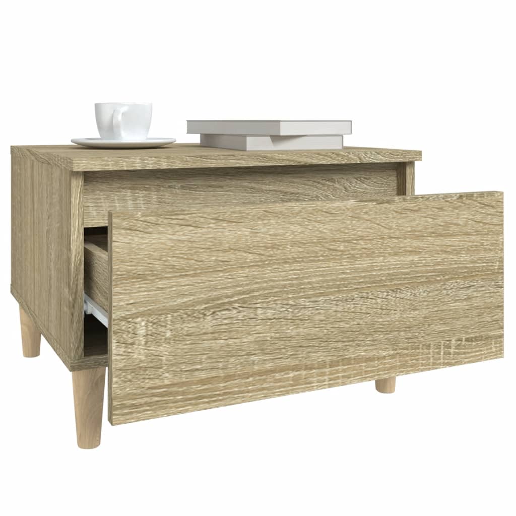 vidaXL Side Tables 2 pcs Sonoma Oak 50x46x35 cm Engineered Wood