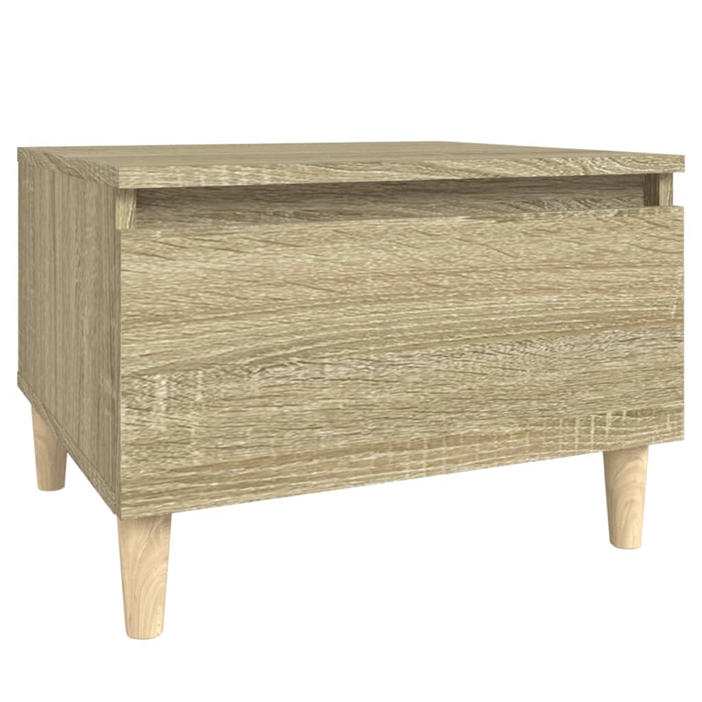 vidaXL Side Tables 2 pcs Sonoma Oak 50x46x35 cm Engineered Wood