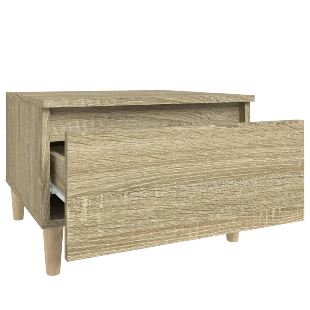 vidaXL Side Tables 2 pcs Sonoma Oak 50x46x35 cm Engineered Wood