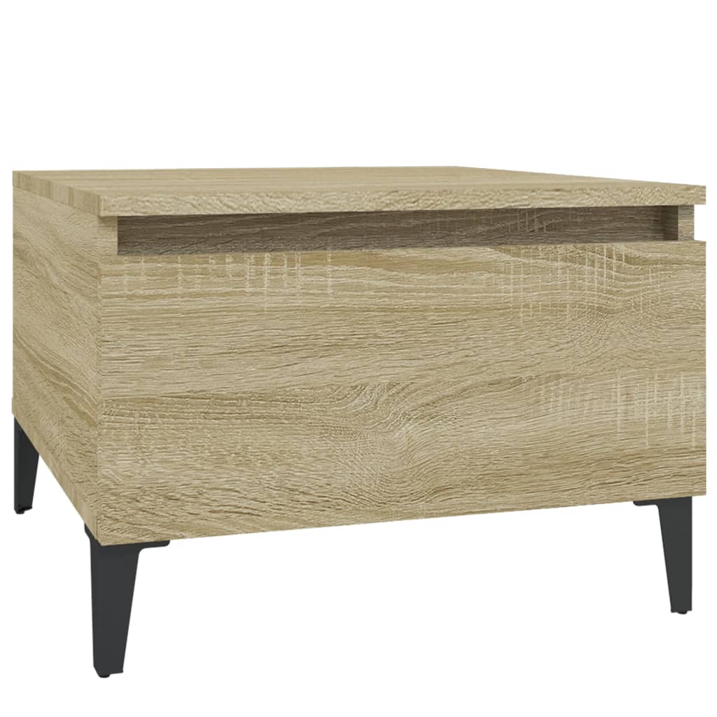 vidaXL Side Tables 2 pcs Sonoma Oak 50x46x35 cm Engineered Wood