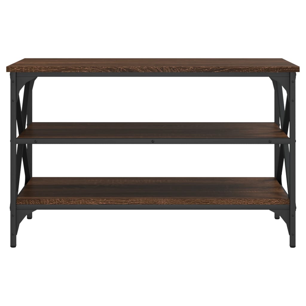 vidaXL TV Cabinet Brown Oak 80x40x50 cm Engineered Wood