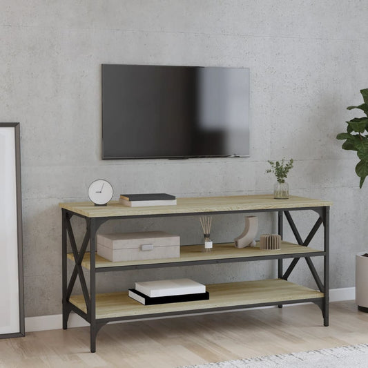 vidaXL TV Cabinet Sonoma Oak 100x40x50 cm Engineered Wood